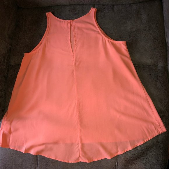 Orange Trapeze Swing Old Navy Tank Top - Picture 5 of 6